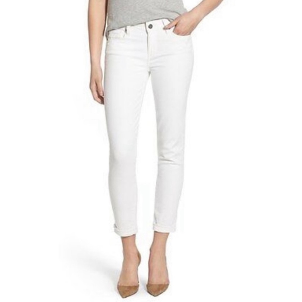 Paige White Crop Jean